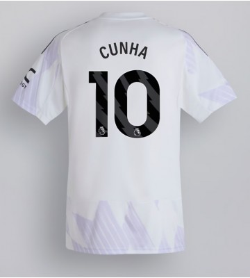 Manchester United Matheus Cunha #10 Bortatröja 2025-26 Kortärmad